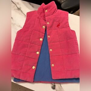 The Beaufort Bonnet girls vest. 3T pink. Great condition